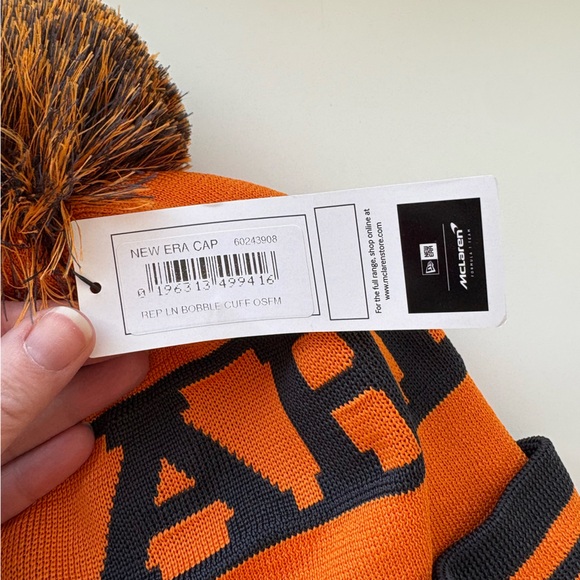 Mcclaren F1 New Era Orange and Black Cap - Picture 4 of 5